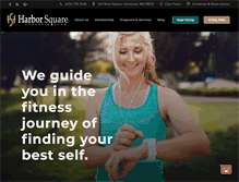 Tablet Screenshot of harborsquare.com